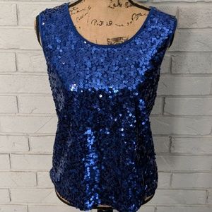 Sequin tank top